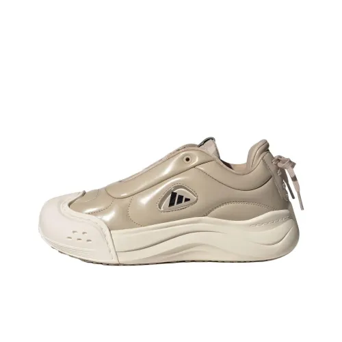 Adidas MAXXCOURT FOS Q4 Slip-resistant Abrasion-resistant Low Top Casual Women's Umber White Adidas MAXXCOURT FOS Q4 Противоскользящий Устойчивый к истиранию Низкий Топ Повседневный Женский Умбра Белый