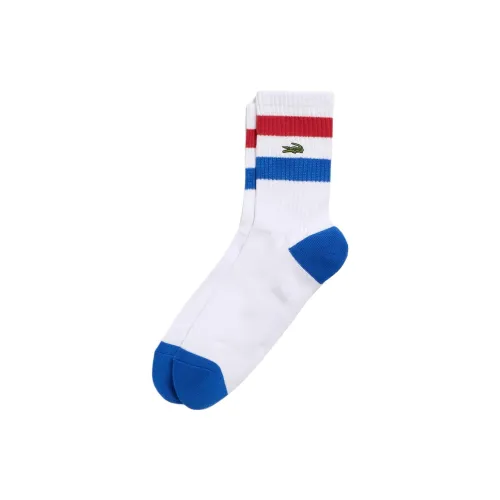 LACOSTE Collaboration 1 Pack White Men's MID Shin Носки
