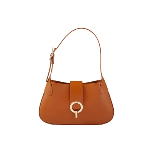 Sandro Сумка из коровьей кожи сумка через плечо среднего размера женская карамельного цвета