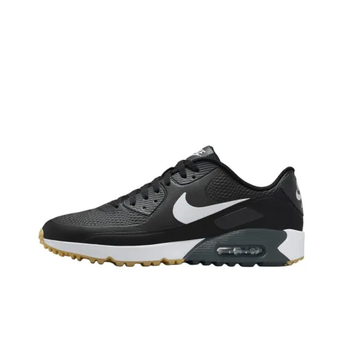 Nike Air Max 90 Low Топ Беговые кроссовки Унисекс Черный