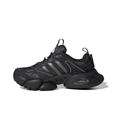 Adidas XLG RUNNER DELUXE Устойчивый к истиранию Низкий Топ Повседневные Городские Коммутирующие Беговые кроссовки Унисекс Черные