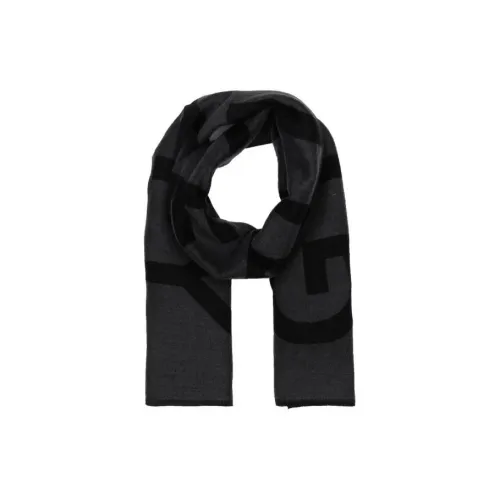 GIVENCHY Шерсть Трикотаж Шарфы Мужской Серый