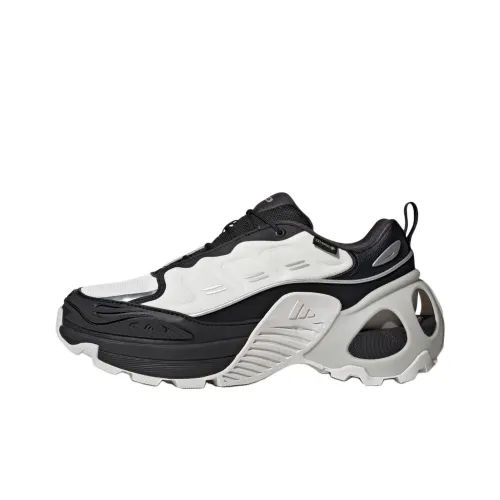 Adidas Wonder Runner Slip-resistant Abrasion-resistant Low-top Беговые кроссовки Унисекс Черный Белый