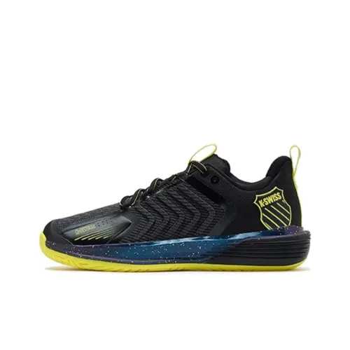 K·SWISS Теннисные кроссовки Low Top Черный/Желтый Женские