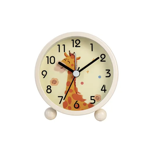 HENSE Кварцевый механизм ABS Будильник Унисекс Желтый HA24