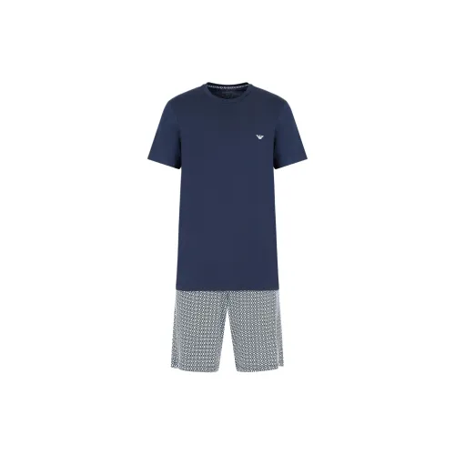 EMPORIO ARMANI Пижамный комплект Мужской Синий