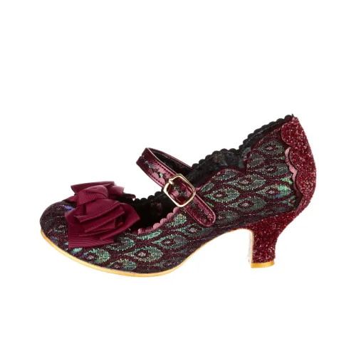 IRREGULAR CHOICE Лето Breeze Wide Fit Mary Jane 6 см Женские Красный Зеленый