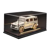 Кожа Свет Коробка для показа + Мерседес-Бенц G63 Белый