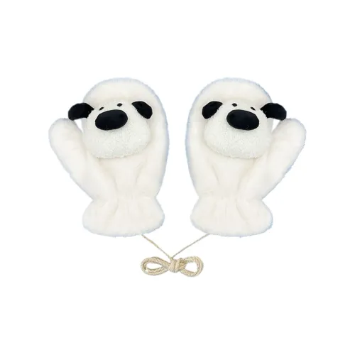 SLEEPYWALK Плюшевые Вязаные Перчатки Женские