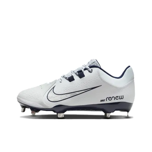 Nike Hyperdiamond 4 Slip-resistant Abrasion-resistant Low-top Тренировочные кроссовки Женские Белые