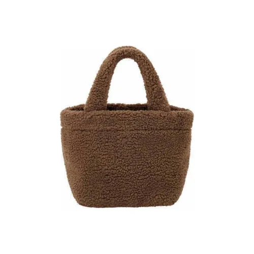 MUJI Полиэстер Тоут Сумка Сумка для покупок Сумка Унисекс Айвори Белый Коричневый