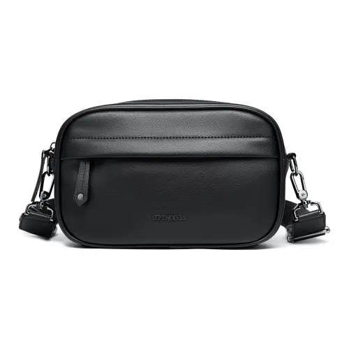 SEPTWOLVES Искусственная кожа Сумка через плечо QPL Стандартная Унисекс Черная