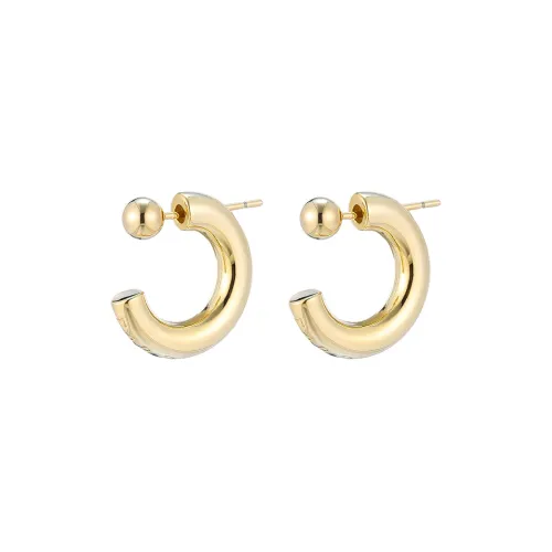 EAR PARTNER Серьги-гвоздики из серебра 925 пробы женские