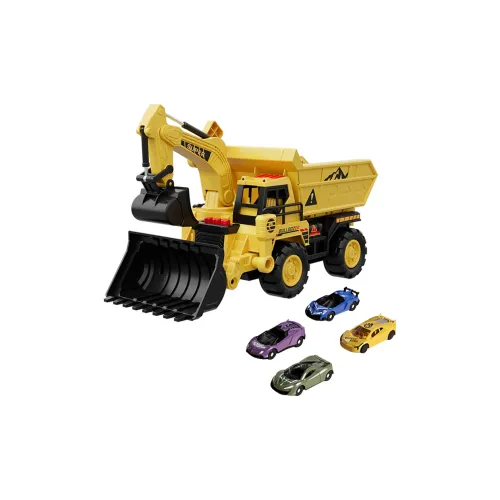 KEBY Transforming Construction Транспорт Хранение Car Дорожка Экскаватор And Булдозер Игрушки