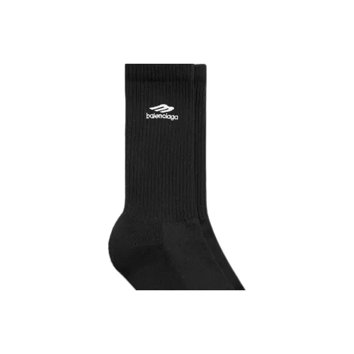 BALENCIAGA Черные Женские Носки MID до икры