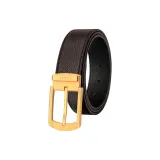 Кофейный с золотой пряжкой