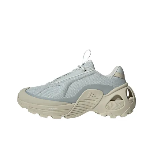 Adidas Wonder Runner Шокабойеры Устойчивая Низкая База Беговые Кроссовки Унисекс Серый