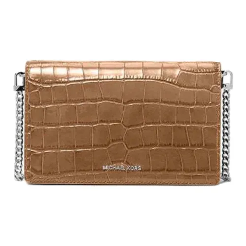 MICHAEL KORS Jet Set Кожа Сумка через плечо Средний Женские Плавник Цвет