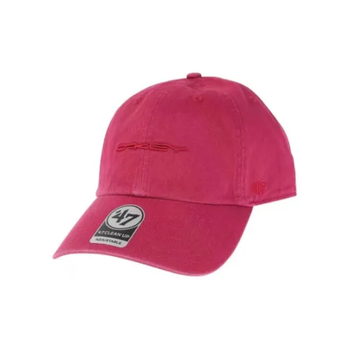 Кепки Oakley унисекс розовые красные