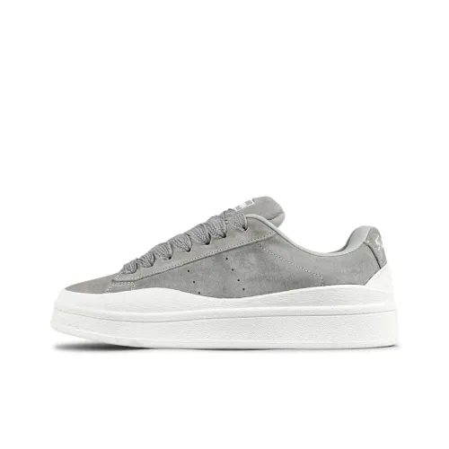 LuzaoT SUPER DRAG Slip-resistant Abrasion-resistant Low-top Skateboard Shoes Unisex Gray ЛузаоT SUPER DRAG Противоскользящие Износостойкие Низкие Кеды для Скейтбординга Унисекс Серый