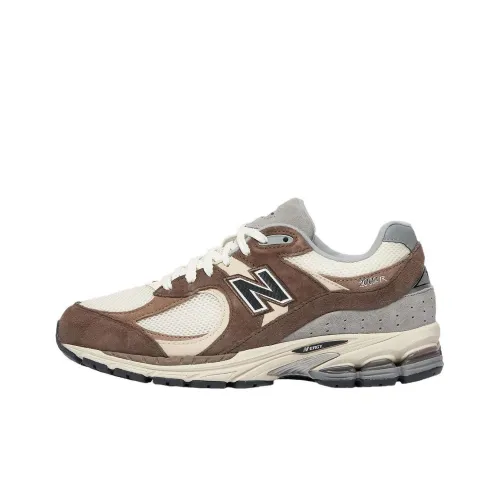 New Balance NB 2002R Low Топ Повседневные Беговые Кроссовки Унисекс Серый Белый Коричневый