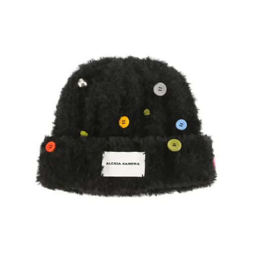Alexia Sandra Полиэстер Beanies Женские Черный