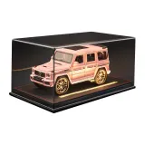 Кожа Свет Коробка для показа + Мерседес-Бенц G63 Розовый