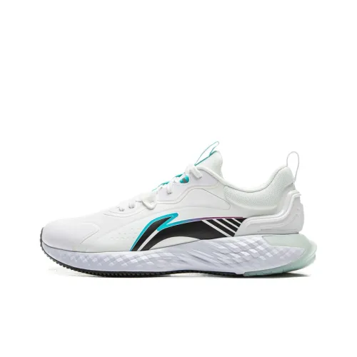 LiNing Slip-Resistant Легкий Rebound Низкий Топ Casual Мужской Стандартный Белый