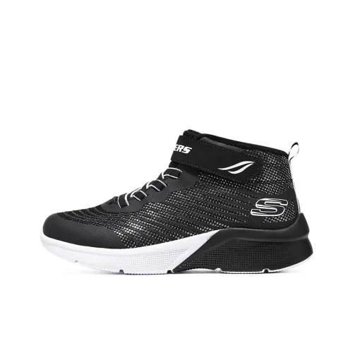 SKECHERS GIRLS Детская беговая обувь MID Топ Черный Унисекс