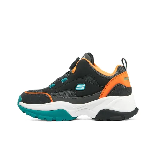 Skechers Низкий Топ Kids Lifestyle Shoes Черный Угольный Серый Подростки