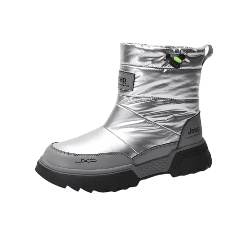 JEEP Термический Устойчивый к Износу Короткие Снежные Ботинки Мужские Серебряные