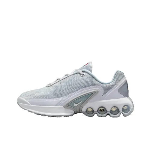 Nike Air Max Dn Устойчивый к истиранию Низкий Топ Детские Беговые Кроссовки Серебристо-Серый Подростки