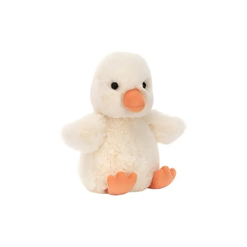 JELLYCAT Farm Animal Collection Nibit Утка Плюшевая Кукла 13 см Высота в Сидячем Позе