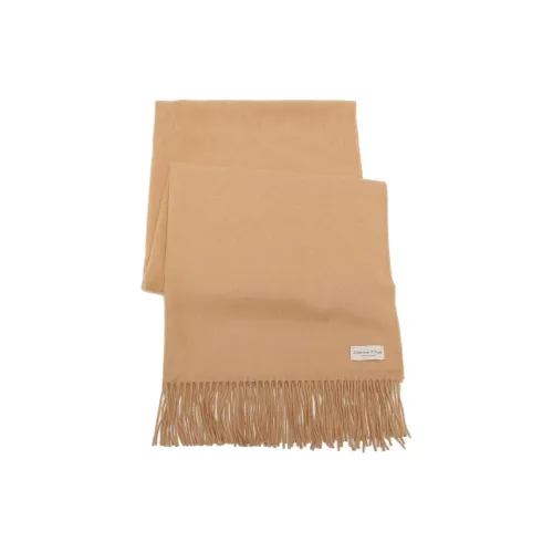 JOHNSTONS OF ELGIN Кашемир Вязаные Шарфы Женские CAMEL