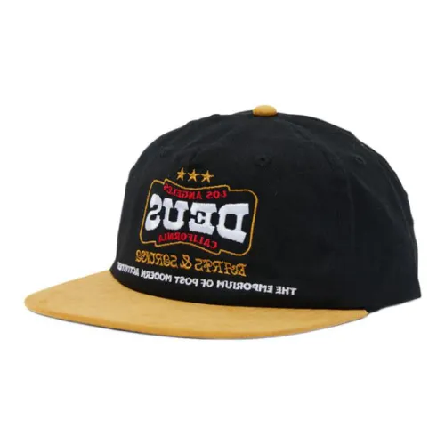 Deus Ex Machina Хлопковые кепки унисекс черные