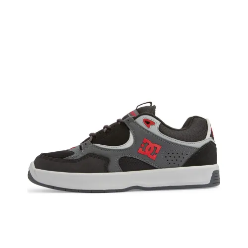 DC Shoes Kalynx Zero Slip-Resistant Low-Top Skateboard Shoes Men's Gray Black Red DC Shoes Kalynx Zero противоскользящие низкие кеды для скейтбординга Мужские Серый Черный Красный