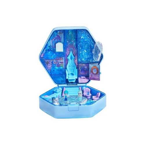 Yelori Dollhouse Драгоценный камень Коробка с Светом Вверх Игрушки Гламурный стиль Ледяной кристалл Дворцовый