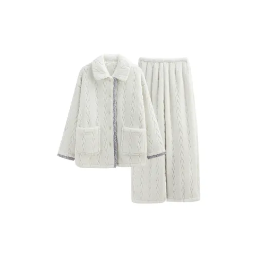 Same Language Пижамный комплект Женский Белый