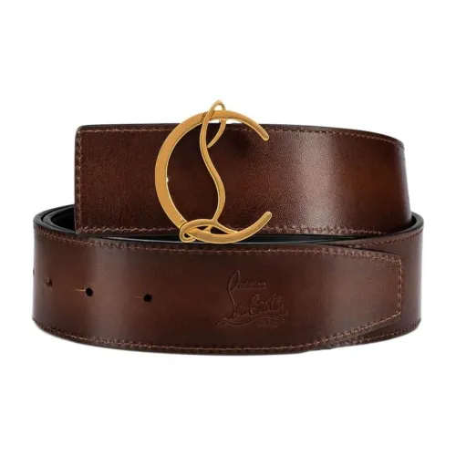 CL Телячья кожа Кожаные ремни Мужской Коричневый Ширина 4CM