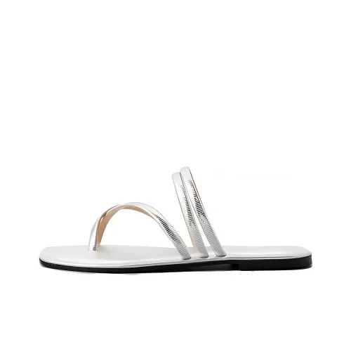 Pollini Слипоны Silver Women's