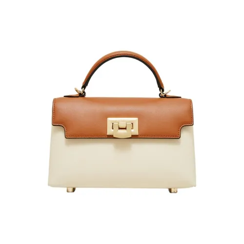 Geshiman Сумка через плечо из коровьей кожи сумка обычная женская цвет экрю