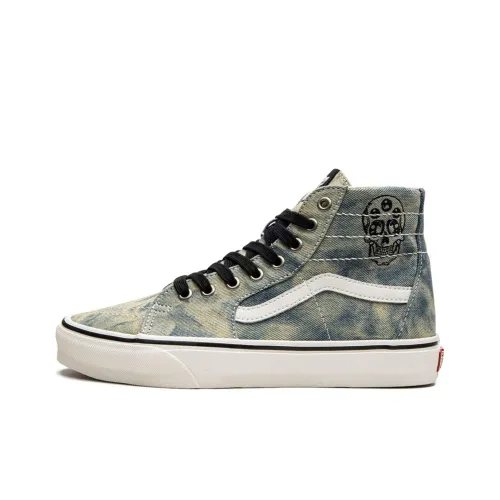 Vans High Топ Скейтборд Кроссовки Унисекс Зеленый