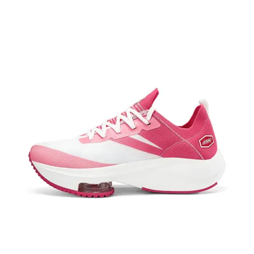 Kinglake Амортизация и Устойчивость к Износу Покрытие Низкий Топ Воздушная Подушка Повседневные Беговые Кроссовки Унисекс Белый Розовый