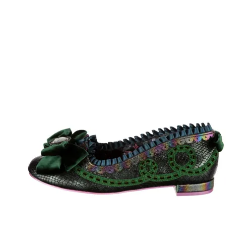 IRREGULAR CHOICE Женские повседневные туфли зеленого цвета для женщин
