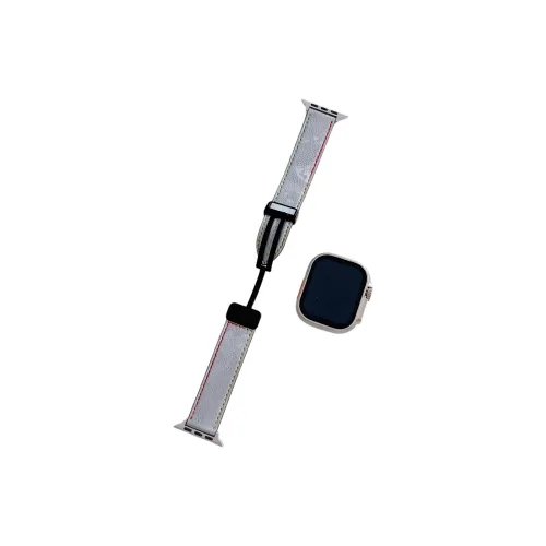 QIZHENG Часы Полоска Apple Совместимость 42 мм Кожа