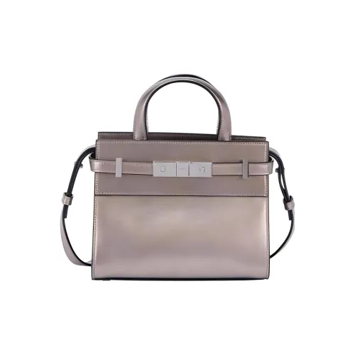 SAINT LAURENT Натуральная кожа Сумка через плечо Сумка Мини Women's Silver Серый