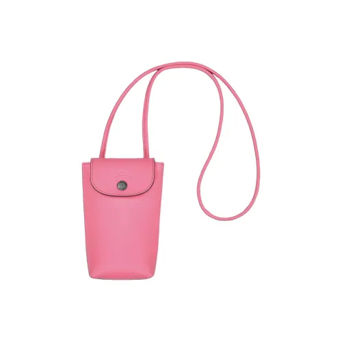 LONGCHAMP Le Pliage Xtra Коровья кожа Одно плечо Через плечо Чехол для телефона Женские Розовый