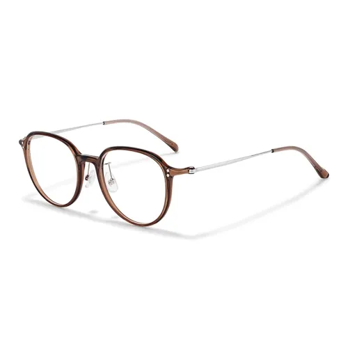 Sagawa TR Памятный пластик Гриламид TR90 Круглые Оправы для очков Унисекс Черный