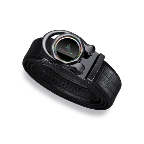 POLOMEISDO Лицевая коровья кожа Автоматическая пряжка Ремень Элегантность Comfort And Модный Брюки Ремень Мужской