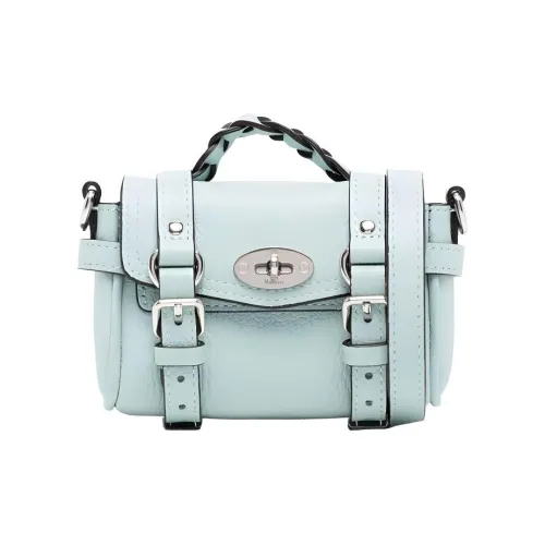 Mulberry Телячья кожа Сумка Сумка через плечо Сумка через плечо Мини Женская Мятно-зеленая